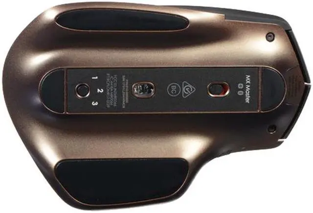 Alt view image 9 of 10 - Logitech MX Master Wireless Mouse – High-precision Sensor, Speed-Adaptive Scroll Wheel, Easy-Switch up to 3 Devices - Meteorite Black