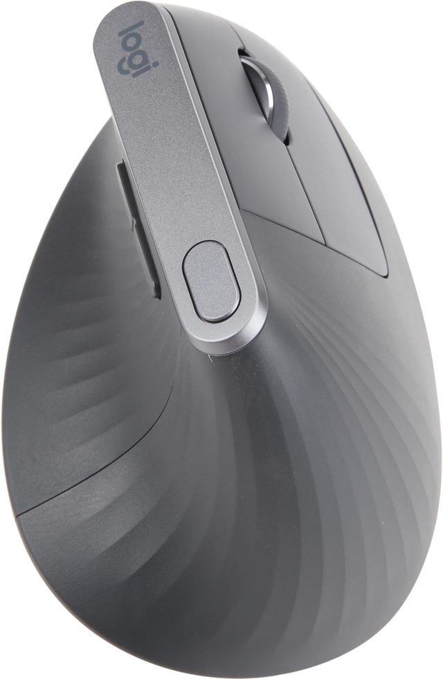 Logitech MX Vertical Wireless Mouse – Advanced Ergonomic Reduces Muscle Strain, Control and Move Content Between 3 Windows and Apple Computers (Bluetooth or USB), Rechargeable, Graphite Mice - Newegg.com