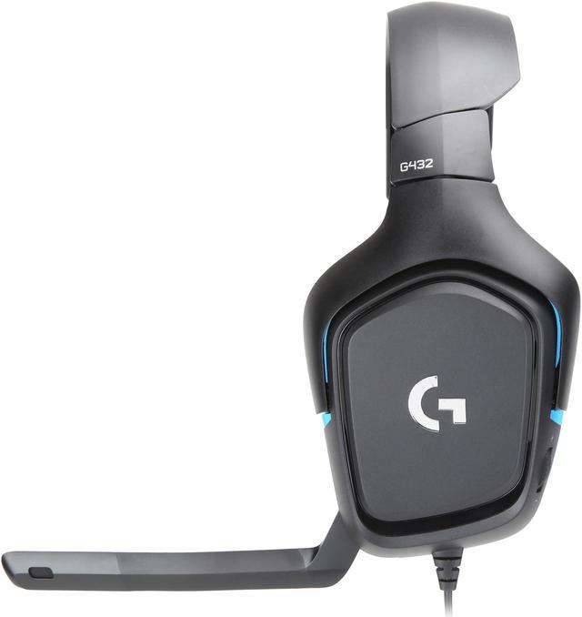 logitech G WDS4478 Logitech G432 Wired Gaming Headset, 7.1 Surround Sound,  DTS Headphone:X 2.0, 50 mm Audio Drivers, USB and 3.5 mm Jack.