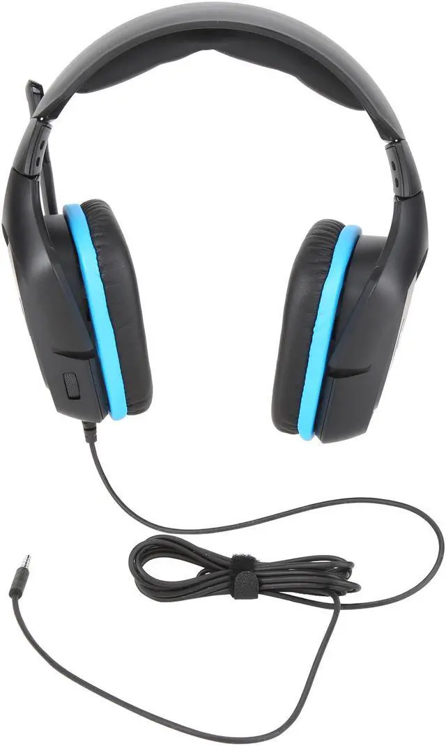 Alt view image 5 of 5 - Logitech G432 Wired Gaming Headset, 7.1 Surround Sound, DTS Headphone:X 2.0, Flip-to-Mute Mic, PC (Leatherette) Black/Blue