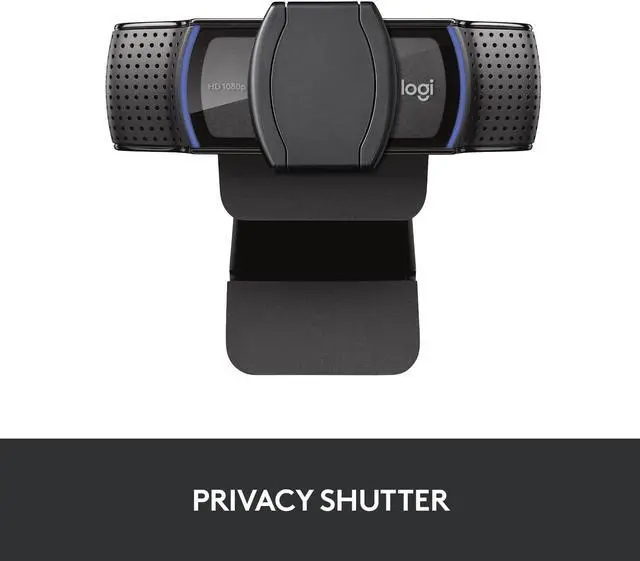 Alt view image 5 of 8 - Logitech C920s HD Pro Webcam, Full HD 1080p/30fps Video Calling, Clear Stereo Audio, HD Light Correction, Works with Skype, Zoom, FaceTime, Hangouts, PC/Mac/Laptop/Macbook/Tablet - Black