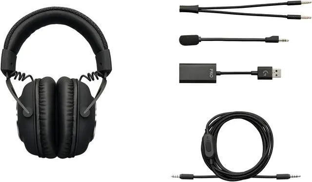 Alt view image 5 of 6 - Logitech G PRO Gaming Headset 2nd Generation Comfortable and Durable with PRO-G 50 mm Audio Drivers, Steel and Memory Foam, for PC,PS5,PS4 - Black