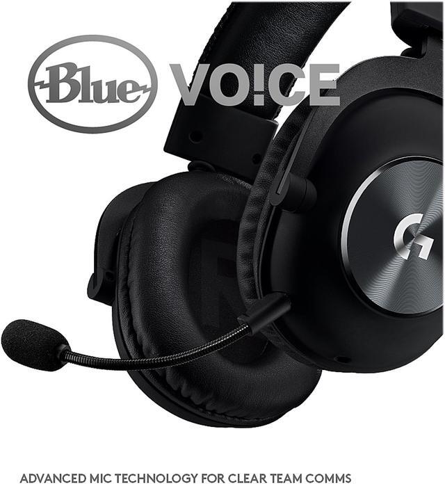 Alt view image 6 of 9 - Logitech G PRO X Gaming Headset with Blue Voice, DTS Headphone 7.1 and 50 mm PRO-G Drivers, for PC - Black