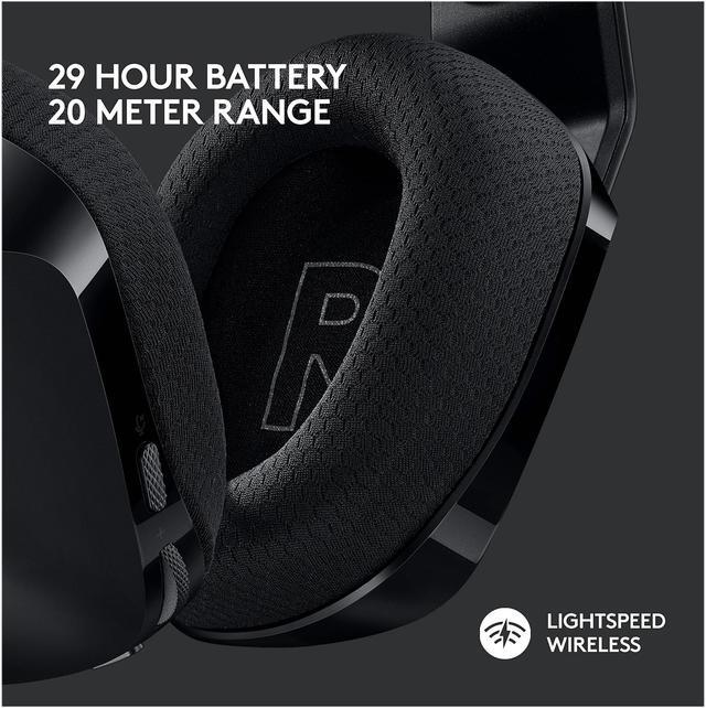 Alt view image 4 of 10 - Logitech G733 Lightspeed Wireless Gaming Headset with Suspension Headband, Lightsync RGB, Blue VO!CE mic technology and PRO-G audio drivers - Black