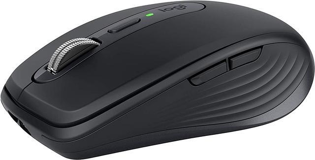 Alt view image 2 of 10 - Logitech MX Anywhere 3 Compact Performance Mouse, Wireless, Comfort, Fast Scrolling, Any Surface, Portable, 4000DPI, Customizable Buttons, USB-C, Bluetooth - Black