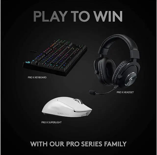 Alt view image 8 of 9 - Logitech G PRO X SUPERLIGHT Wireless Gaming Mouse, Ultra-Lightweight, HERO 25K Sensor, 25,600 DPI, 5 Programmable Buttons, Long Battery Life, Compatible with PC / Mac - White