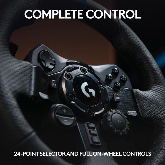 Alt view image 4 of 9 - Logitech G923 Racing Wheel and Pedals for PS5, PS4 and PC
