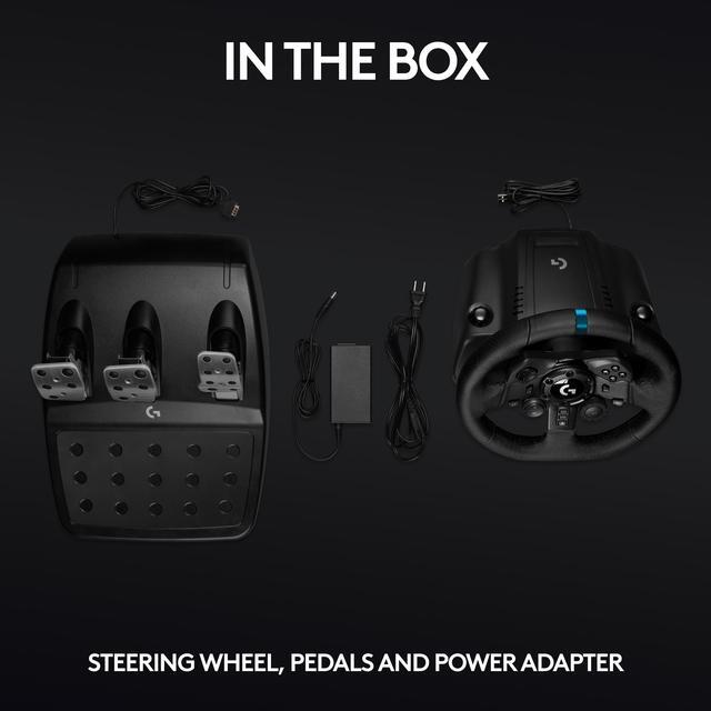 Alt view image 9 of 9 - Logitech G923 Racing Wheel and Pedals for PS5, PS4 and PC