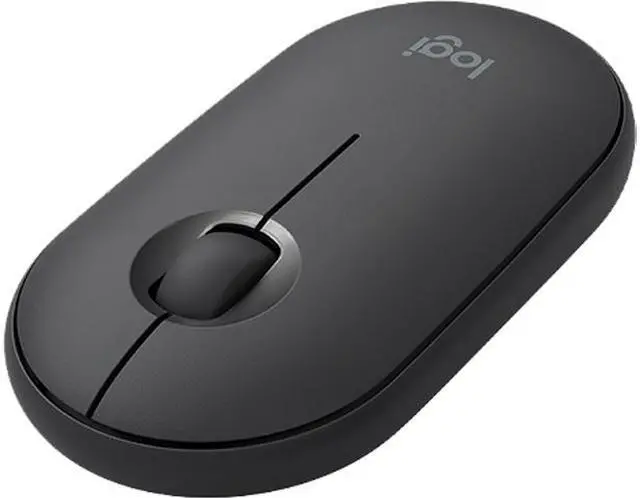 Main image of Logitech Pebble Wireless Mouse M350 910-005602 Graphite 3 Buttons 1 x Wheel Logitech USB Receiver Dual (RF / Bluetooth Wireless) High Precision Optical Tracking 1000 dpi Mouse