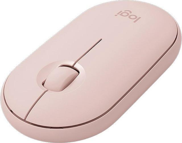 Main image of Logitech Pebble Wireless Mouse M350 910-005601 Rose 3 Buttons 1 x Wheel Logitech USB Receiver Dual (RF / Bluetooth Wireless) High Precision Optical Tracking 1000 dpi Mouse