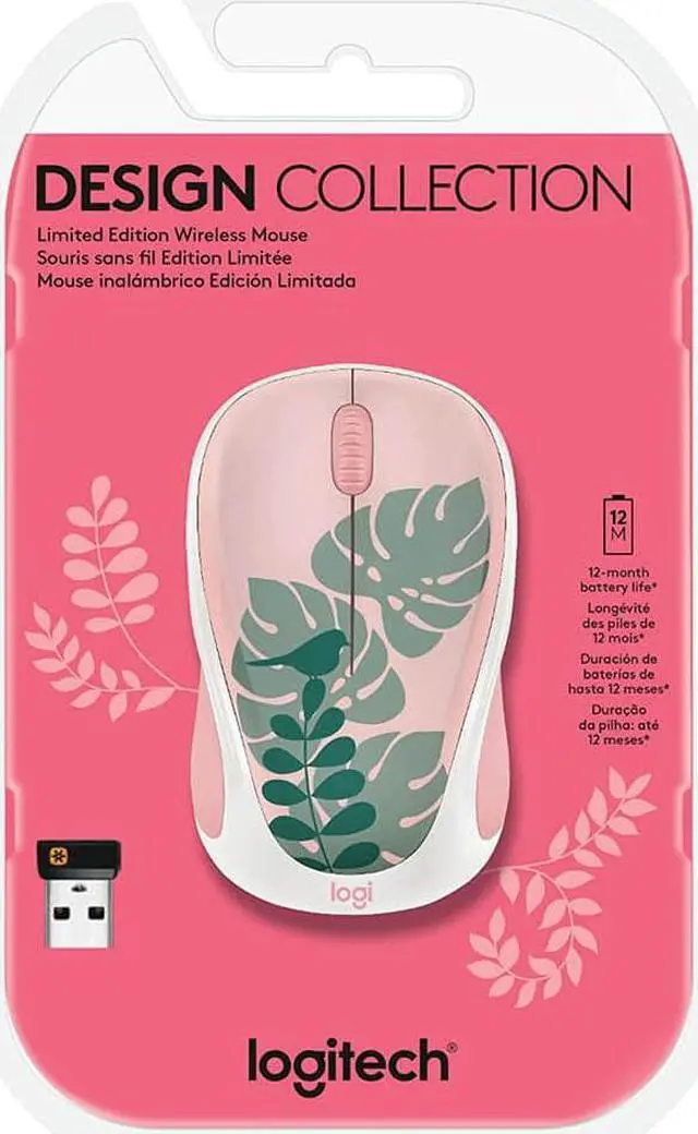 Alt view image 6 of 6 - Logitech Design Collection Limited Edition 910-006114 Wireless Optical Mouse, Chirpy Bird