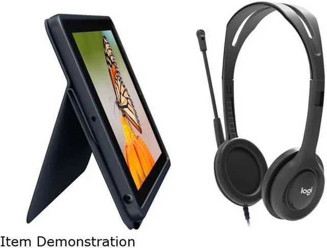 Alt view image 3 of 3 - Logitech Classroom - Combo - Headset - with Logitech Rugged Combo 3 for iPad