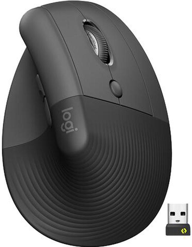 Der er en tendens pumpe længst Logitech Lift Vertical Ergonomic Mouse, Wireless, Bluetooth or Logi Bolt  USB receiver, Quiet clicks, 4 buttons, compatible with  Windows/macOS/iPadOS, Laptop, PC - Graphite Mice - Newegg.com