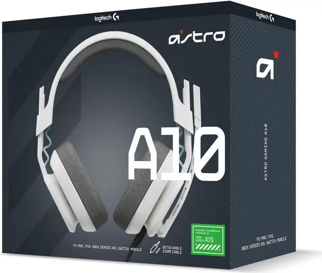Alt view image 7 of 7 - ASTRO Gaming A10 Gen 2 Wired Headset for Xbox Series X|S, PC & Nintendo Switch - White