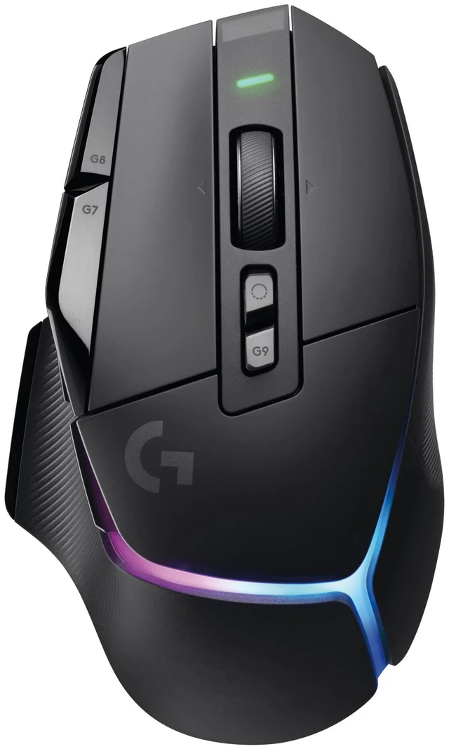 Main image of Logitech G502 X PLUS LIGHTSPEED Wireless RGB Gaming Mouse - Optical mouse with LIGHTFORCE hybrid switches, LIGHTSYNC RGB, HERO 44K Gaming Sensor, Compatible with PC - macOS/Windows - Black