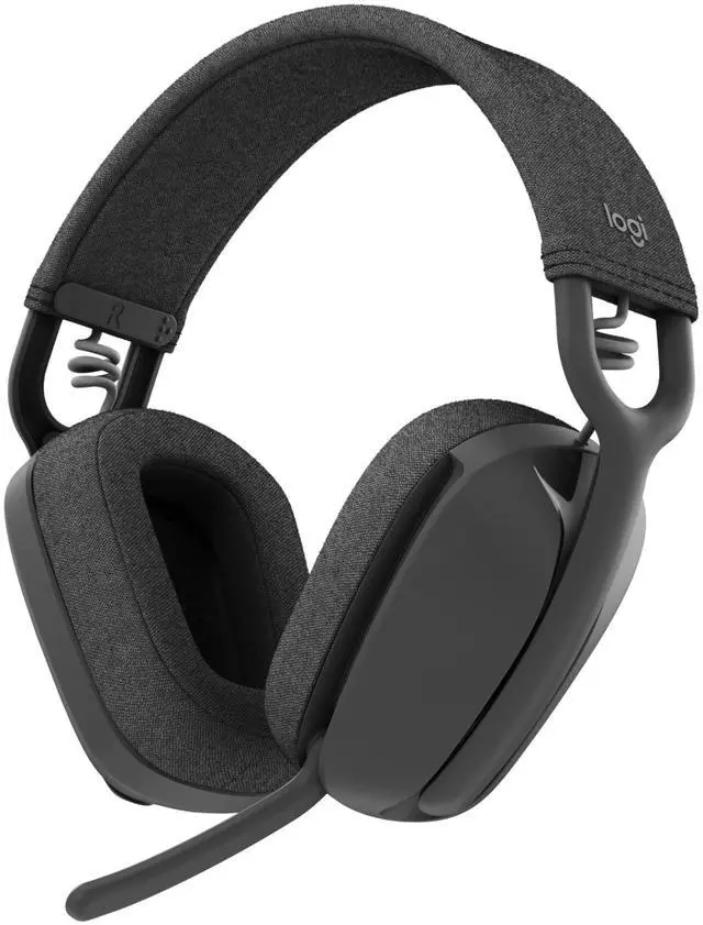 Main image of Logitech Zone Vibe 100 Lightweight Wireless Over Ear Headphones with Noise Canceling Microphone, Advanced Multipoint Bluetooth Headset, Works with Teams, Google Meet, Zoom, Mac/PC - Graphite