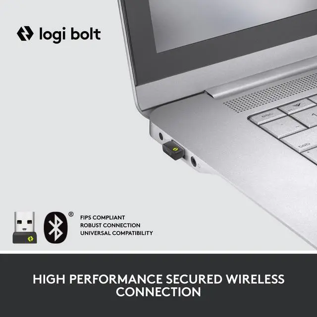 Alt view image 3 of 10 - Logitech Lift for Business, Vertical Ergonomic Mouse, Wireless, Bluetooth or Secured Logi Bolt USB, Quiet clicks, Globally Certified, Windows/Mac/Chrome/Linux