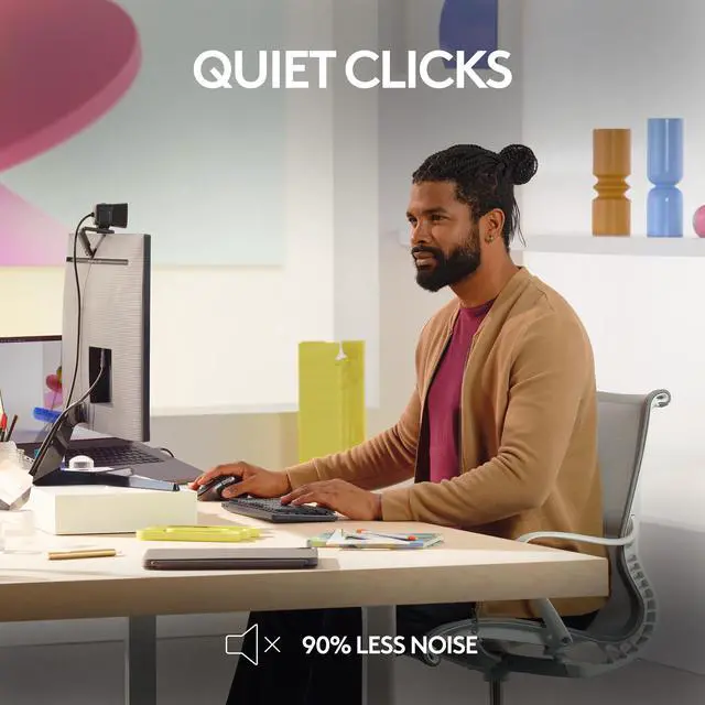Alt view image 6 of 12 - Logitech MX Master 3S for Mac - Wireless Bluetooth Mouse with Ultra-fast Scrolling, Ergo, 8K DPI, Quiet Clicks, Track on Glass, Customization, USB-C, Apple, iPad