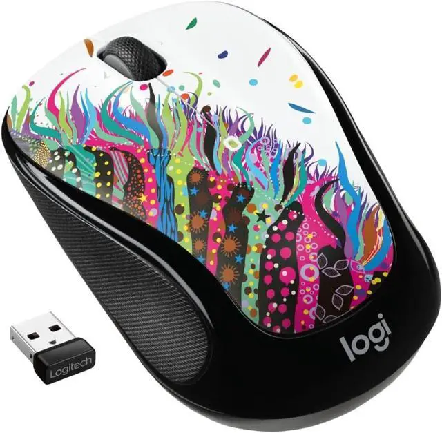 Main image of Logitech M325S Wireless Mouse Celebration Black 910006828