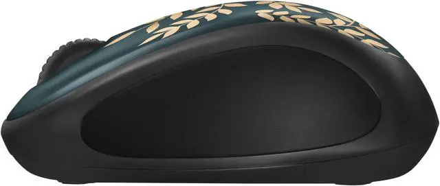 Alt view image 2 of 3 - Logitech - 910-006115 - Logitech M317 Wireless Mouse - Optical - Wireless - Radio Frequency - 2.40 GHz - Golden Garden - USB - 1000 dpi - Scroll Wheel - 3 Button(s) - 1 Programmable Button(s) - Small Hand/Palm Size - Symmetrical