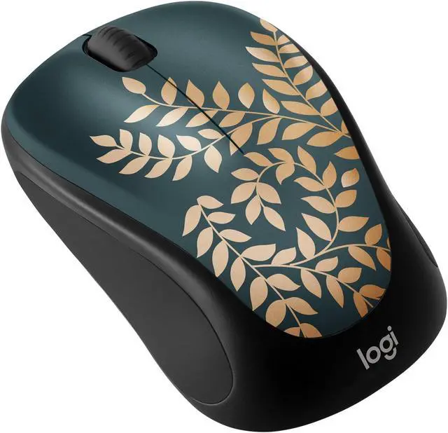 Alt view image 3 of 3 - Logitech - 910-006115 - Logitech M317 Wireless Mouse - Optical - Wireless - Radio Frequency - 2.40 GHz - Golden Garden - USB - 1000 dpi - Scroll Wheel - 3 Button(s) - 1 Programmable Button(s) - Small Hand/Palm Size - Symmetrical