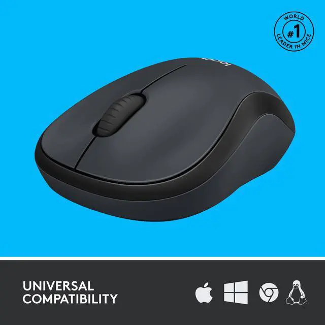 Alt view image 5 of 9 - Logitech M220 Silent Wireless Mouse - 2.4 GHz with USB Receiver - 1000 DPI Optical Tracking 910-006127