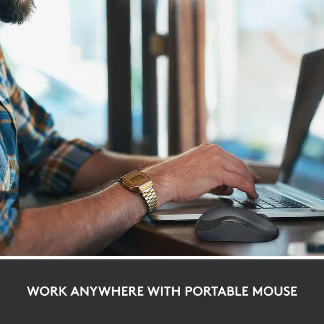 Alt view image 8 of 9 - Logitech M220 Silent Wireless Mouse - 2.4 GHz with USB Receiver - 1000 DPI Optical Tracking 910-006127