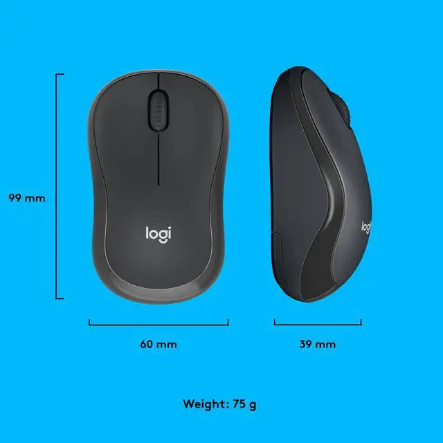 Alt view image 10 of 9 - Logitech M220 Silent Wireless Mouse - 2.4 GHz with USB Receiver - 1000 DPI Optical Tracking 910-006127