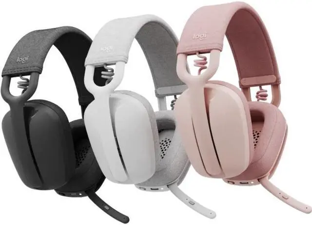 Alt view image 8 of 10 - Logitech Zone Vibe Wireless Graphite Color Headset for Business  - UC Version