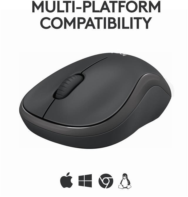 Alt view image 6 of 8 - Logitech M240 Silent Bluetooth Mouse, Wireless, Compact, Portable, Smooth Tracking, 18-Month Battery, for Windows, macOS, ChromeOS, Compatible with PC, Mac, Laptop, Tablets (Graphite)