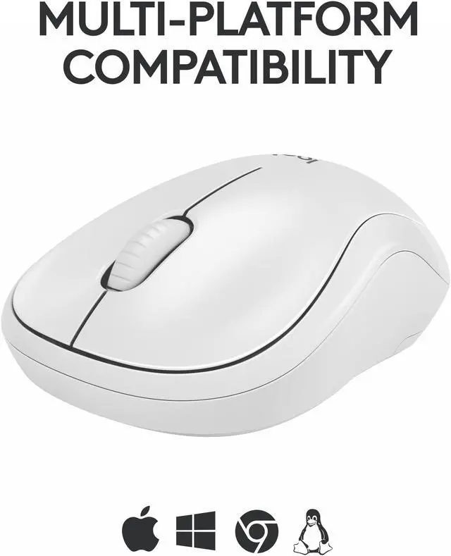 Alt view image 6 of 8 - Logitech M240 Silent Bluetooth Mouse, Wireless, Compact, Portable, Smooth Tracking, 18-Month Battery, for Windows, macOS, ChromeOS, Compatible with PC, Mac, Laptop, Tablets (Off-white)