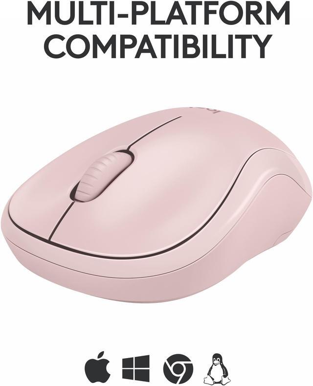 Alt view image 6 of 8 - Logitech M240 Silent Bluetooth Mouse, Wireless, Compact, Portable, Smooth Tracking, 18-Month Battery, for Windows, macOS, ChromeOS, Compatible with PC, Mac, Laptop, Tablets (Rose)