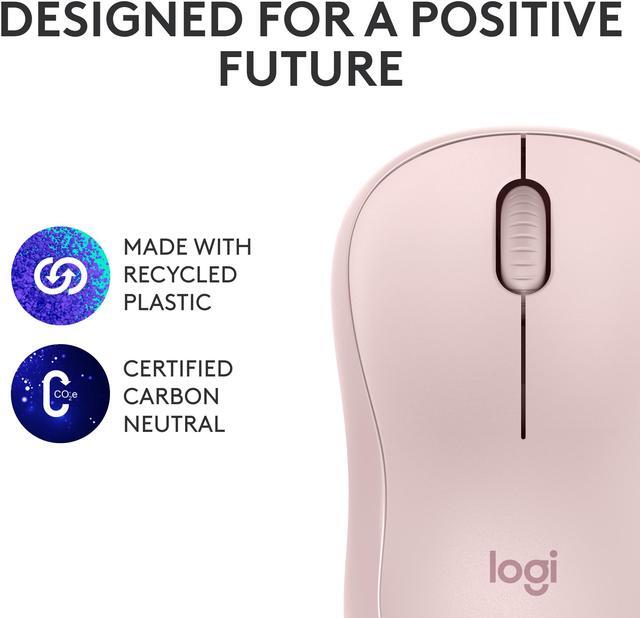 Alt view image 8 of 8 - Logitech M240 Silent Bluetooth Mouse, Wireless, Compact, Portable, Smooth Tracking, 18-Month Battery, for Windows, macOS, ChromeOS, Compatible with PC, Mac, Laptop, Tablets (Rose)