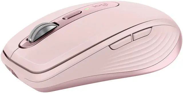 Main image of Logitech MX Anywhere 3S Compact Wireless Mouse, Fast Scrolling, 8K DPI Any-Surface Tracking, Quiet Clicks, Programmable Buttons, USB C, Bluetooth, Windows PC, Linux, Chrome, Mac, Rose