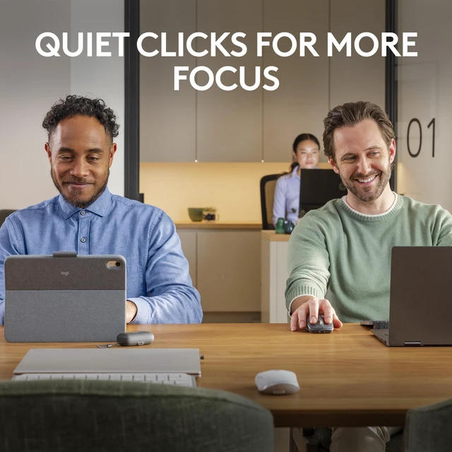 Alt view image 3 of 10 - Logitech MX Anywhere 3S Compact Wireless Mouse, Fast Scrolling, 8K DPI Any-Surface Tracking, Quiet Clicks, Programmable Buttons, USB C, Bluetooth, Windows PC, Linux, Chrome, Mac, Rose