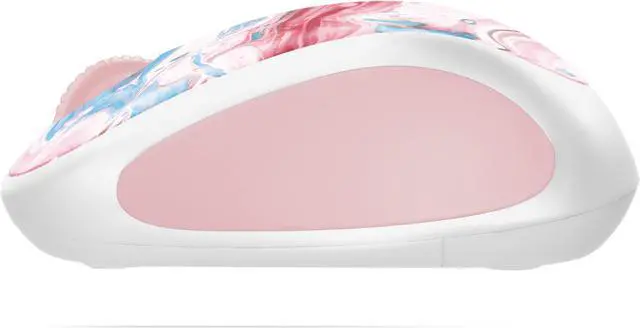 Alt view image 3 of 4 - Logitech M317C Wireless Mouse Limited Edition - USB Receiver, 12 months AA Battery Life, Portable & Lightweight, Easy Plug & Play with Broad Compatibility - COTTON CANDY
