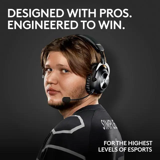 Alt view image 2 of 9 - Logitech G PRO X2 LIGHTSPEED Wireless Gaming Headset, Detachable Boom Mic, 50mm Graphene Drivers, DTS:X Headphone 2.0—7.1 Surround, Bluetooth/USB/3.5mm Aux, for PC, PS5, PS4, Nintendo Switch - Black