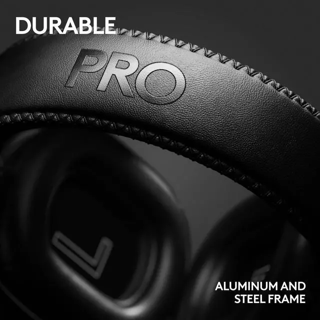 Alt view image 8 of 9 - Logitech G PRO X2 LIGHTSPEED Wireless Gaming Headset, Detachable Boom Mic, 50mm Graphene Drivers, DTS:X Headphone 2.0—7.1 Surround, Bluetooth/USB/3.5mm Aux, for PC, PS5, PS4, Nintendo Switch - Black