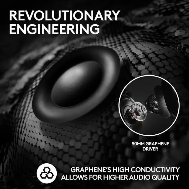 Alt view image 4 of 9 - Logitech G PRO X2 LIGHTSPEED Wireless Gaming Headset, Detachable Boom Mic, 50mm Graphene Drivers, DTS:X Headphone 2.0—7.1 Surround, Bluetooth/USB/3.5mm Aux, for PC, PS5, PS4, Nintendo Switch - White