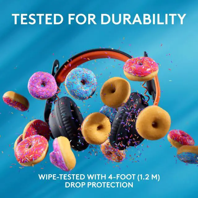 Alt view image 6 of 9 - Logitech Zone Learn Wired Over-ear Headset with Microphone for Learners, USB Type C, for Windows/MacOS/iPadOS/Android/Mobile