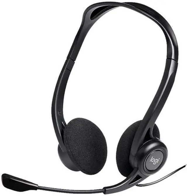 Main image of Logitech H370 USB Computer Headset Digital Sound Noise Canceling Mic Black