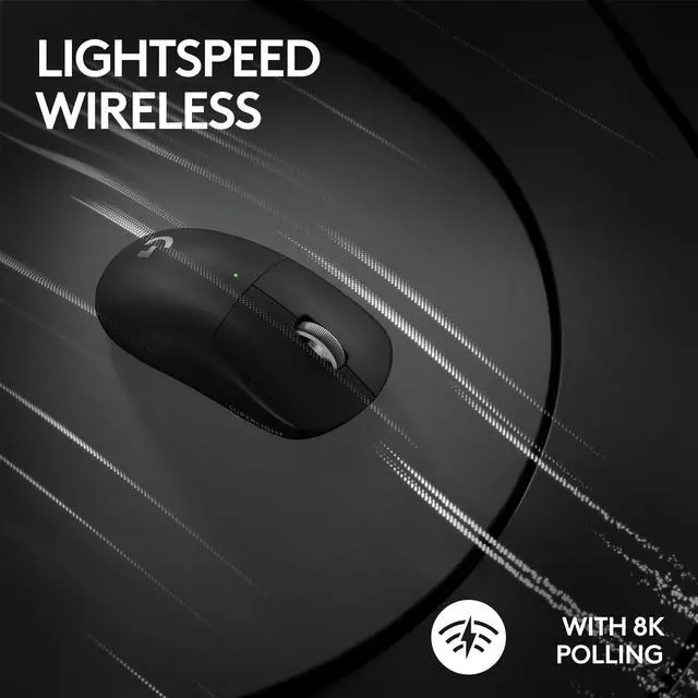Alt view image 6 of 10 - Logitech G PRO X SUPERLIGHT 2 Lightspeed Wireless Gaming Mouse, Lightweight, LIGHTFORCE Hybrid Switches, Hero 2 Sensor, 44,000 DPI, 5 Programmable Buttons, USB-C Charging, PC & Mac