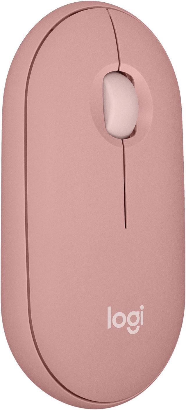 Main image of Logitech Pebble 2 M350s Mouse, Slim, compact Bluetooth® Wireless, customizable button, Multi-device pairing, Tonal Rose