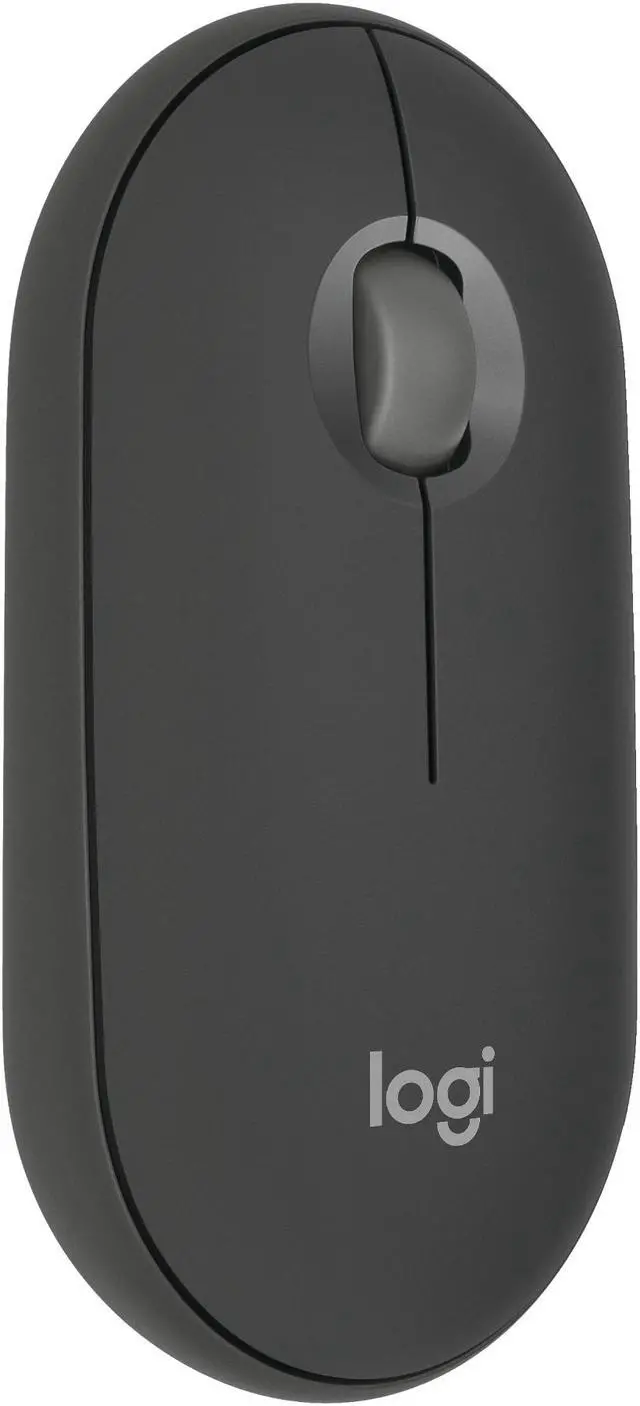 Main image of Logitech Pebble 2 M350s Mouse, Slim, compact Bluetooth® Wireless, customizable button, Multi-device pairing, Black
