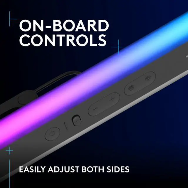 Alt view image 4 of 7 - Logitech G Litra Beam LX Premium Dual-Sided RGB LED Streaming Key Light With TrueSoft, for Streaming, Broadcasting, LIGHTSYNC, Bluetooth, USB, PC/Mac
