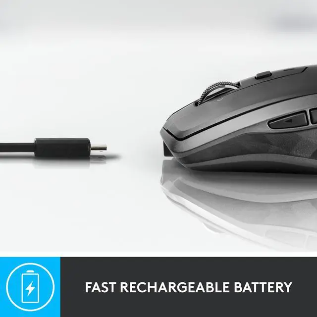 Alt view image 8 of 10 - Logitech MX Anywhere 2S Bluetooth Edition 910-007232 Bluetooth Wireless Mouse