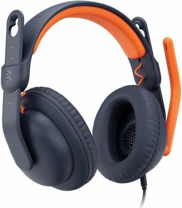 Alt view image 6 of 12 - Logitech Zone Learn Wired Headsets for Learners, Stereo, USB C, 3.5mm, Over the Head, Omni-directional Microphone