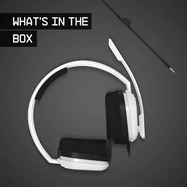 Alt view image 2 of 8 - ASTRO Gaming A10 Wired Gaming Headset, Lightweight and Damage Resistant, ASTRO Audio, 3.5 mm Audio Jack, for Xbox Series X|S, Xbox One, PS5, PS4, Nintendo Switch, PC, Mac- White/Blue