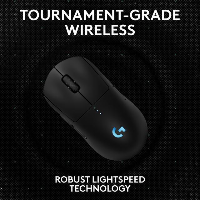 Alt view image 5 of 8 - Logitech G PRO 2 LIGHTSPEED Wireless Gaming Mouse, Right- or Left-Handed Mouse with up to 4 Customizable and Switchable Magnetic Side Buttons, 44K DPI Sensor, USB-C Charging, for PC/Mac