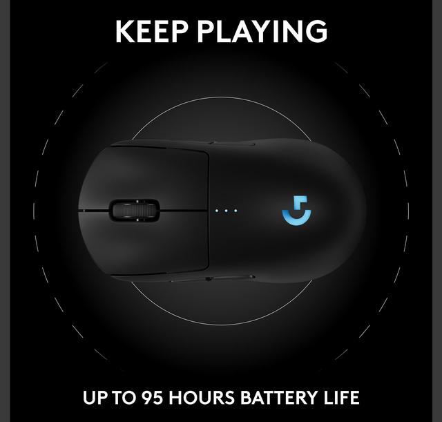 Alt view image 7 of 8 - Logitech G PRO 2 LIGHTSPEED Wireless Gaming Mouse, Right- or Left-Handed Mouse with up to 4 Customizable and Switchable Magnetic Side Buttons, 44K DPI Sensor, USB-C Charging, for PC/Mac